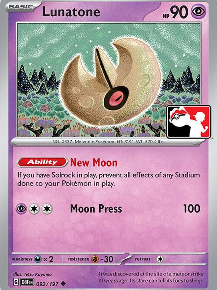 Lunatone - 092/197 #092 1