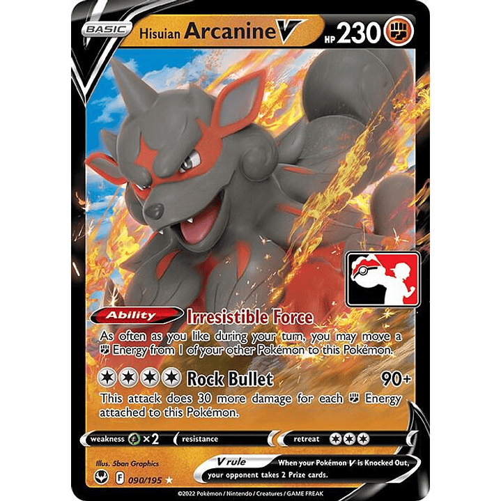 Hisuian Arcanine V #090 1