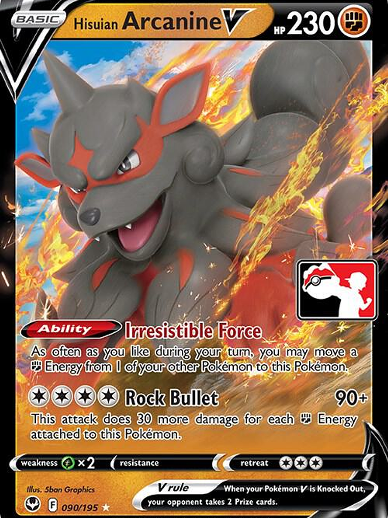 Hisuian Arcanine V #090 1