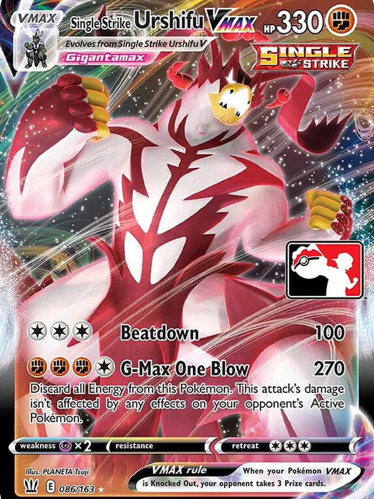 Single Strike Urshifu VMAX #086 1