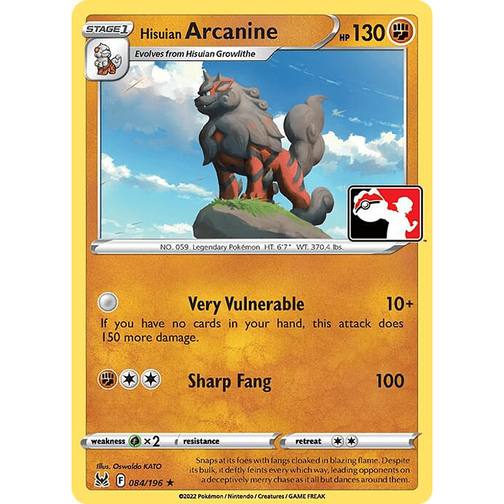 Hisuian Arcanine #084 1
