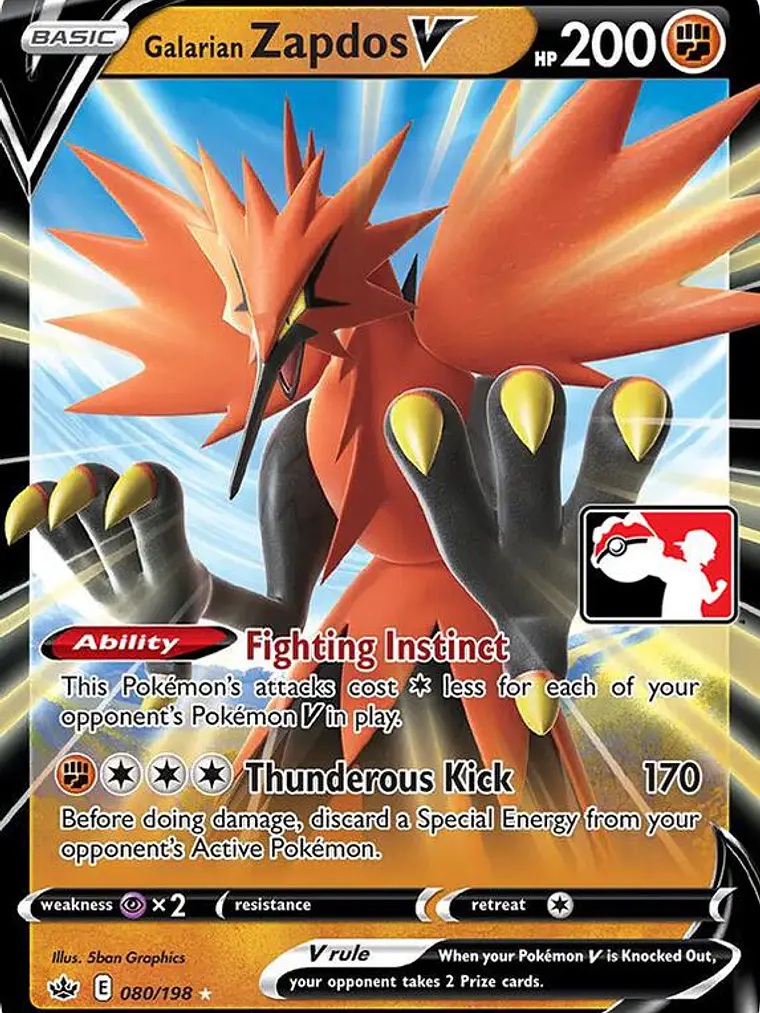 Galarian Zapdos V #080 1