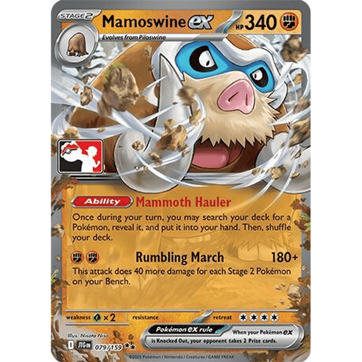 Mamoswine ex - 079/159 #079 1