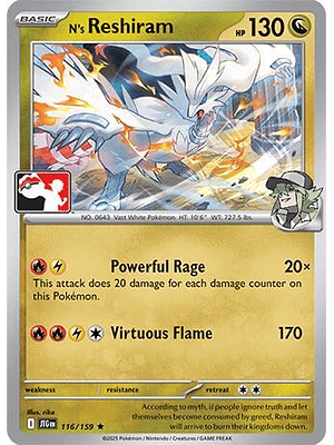 N's Reshiram #116