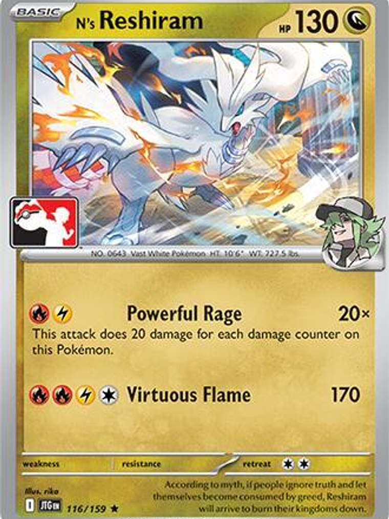 N's Reshiram #116 1
