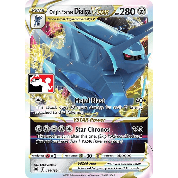 Origin Forme Dialga VSTAR #114 1