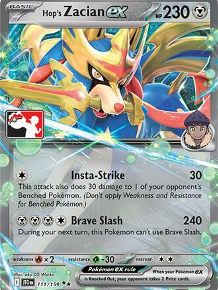 Hop's Zacian ex #111 1