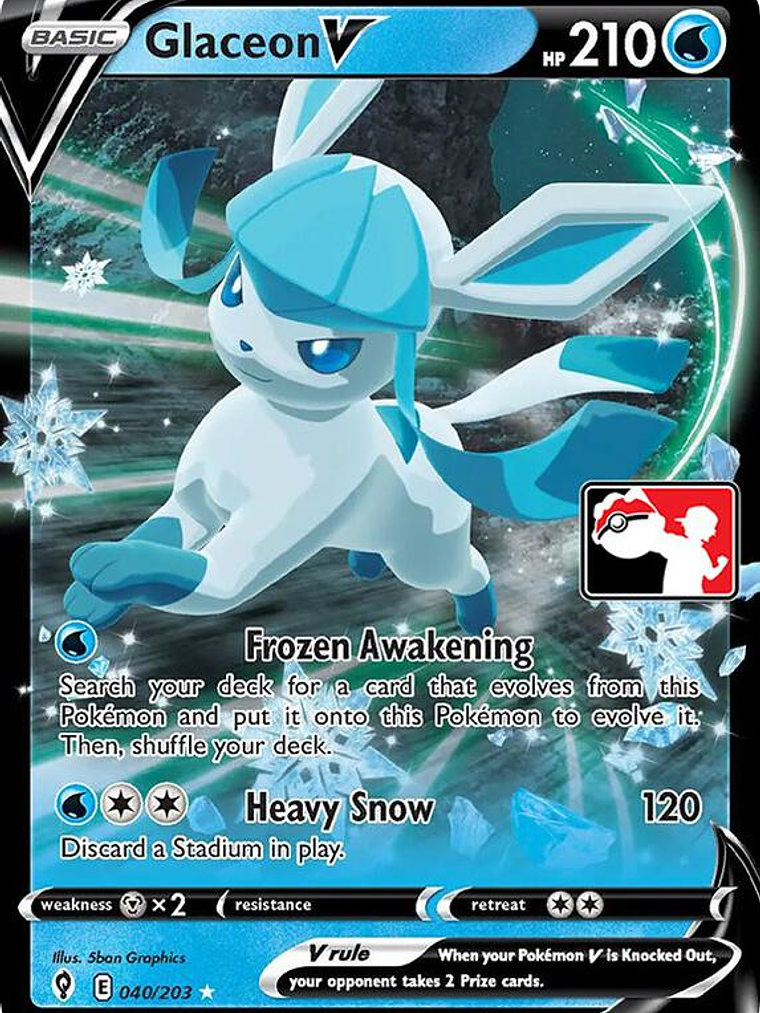 Glaceon V #040 1