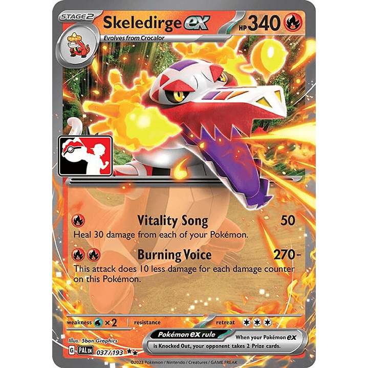 Skeledirge ex - 037/193 #037 1