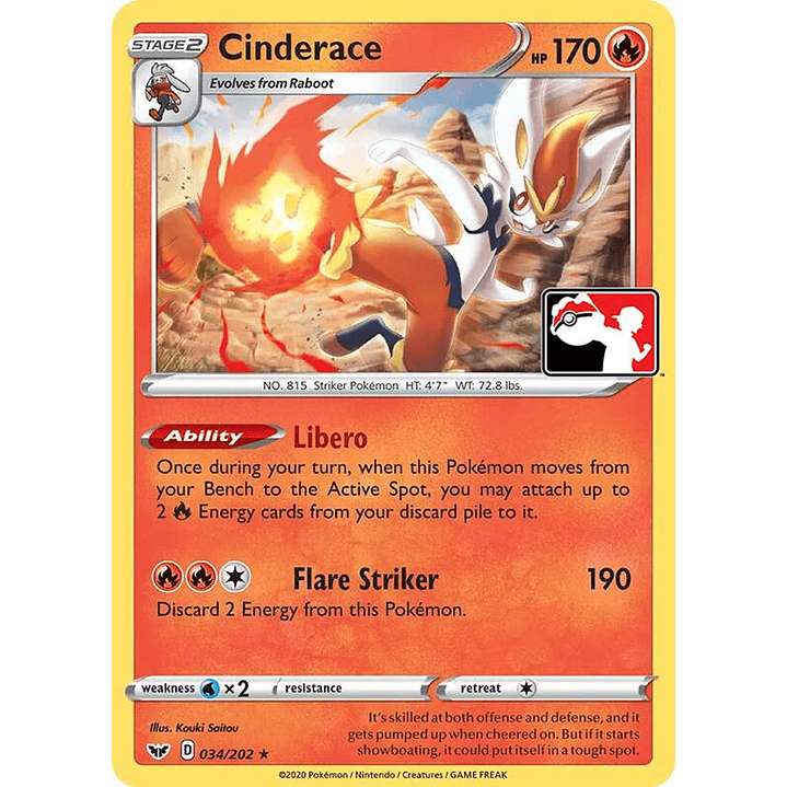 Cinderace #034 1