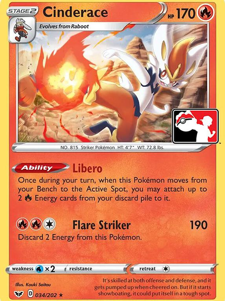 Cinderace #034 1