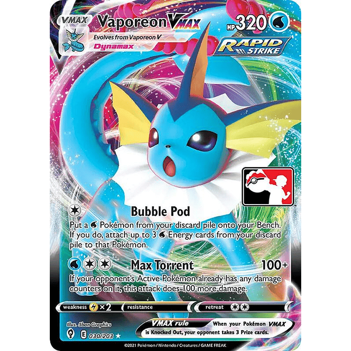 Vaporeon VMAX #030 1
