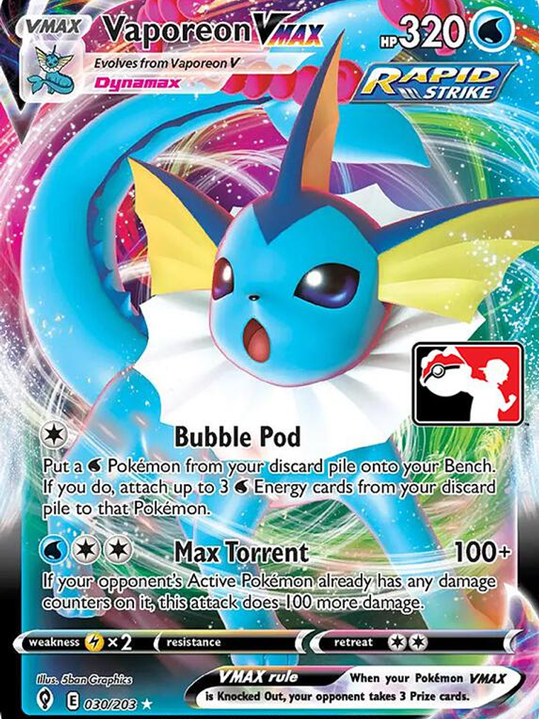 Vaporeon VMAX #030 1