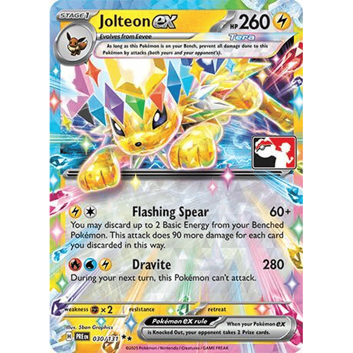 Jolteon ex - 030/131 #030 1