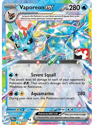 Vaporeon ex #023