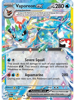 Vaporeon ex #023