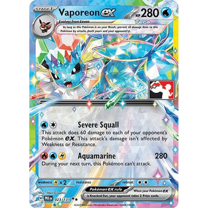 Vaporeon ex #023 1