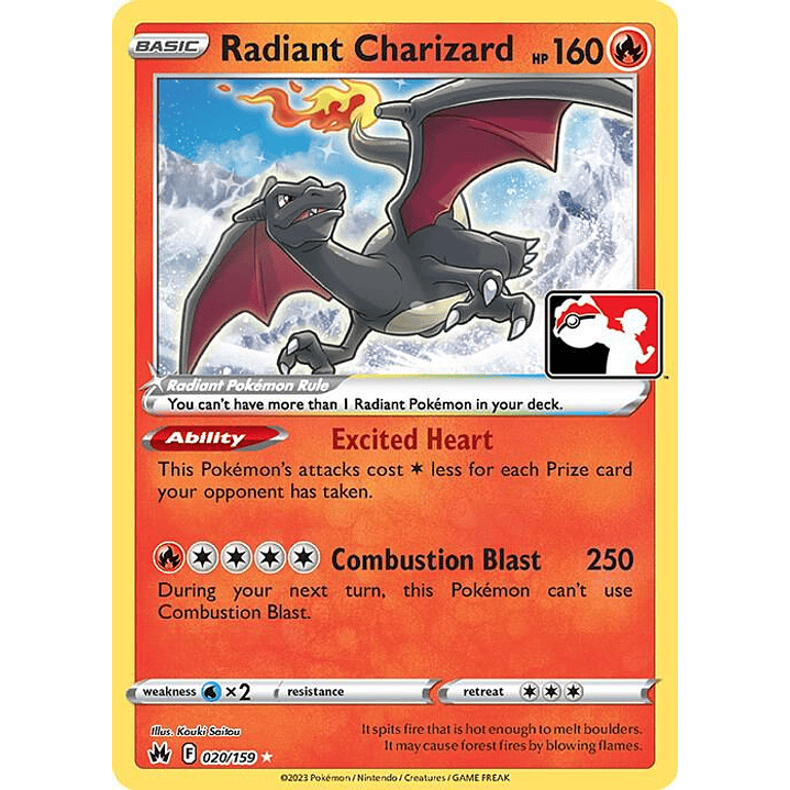 Radiant Charizard #020 1