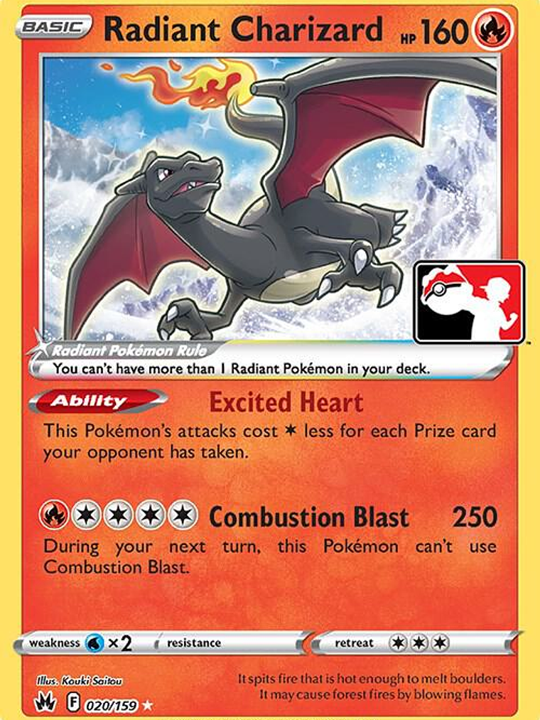 Radiant Charizard #020 1