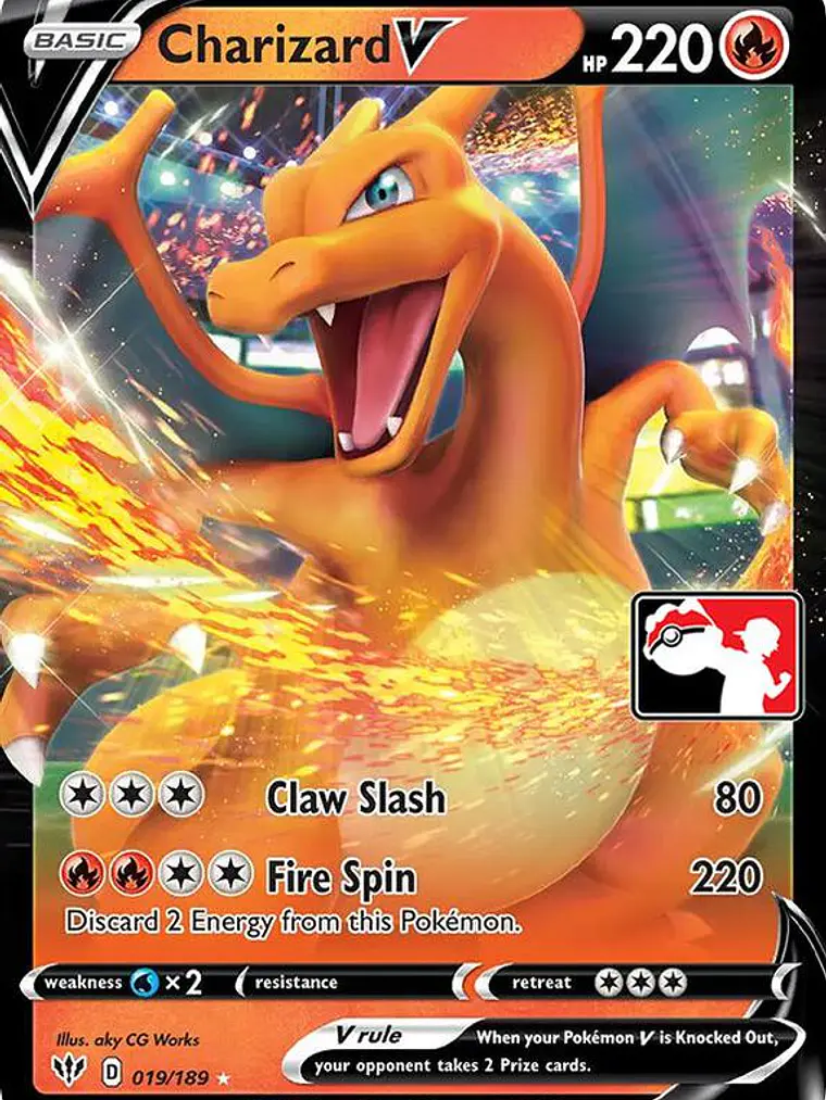 Charizard V (Prize Pack Series 1) #019 1
