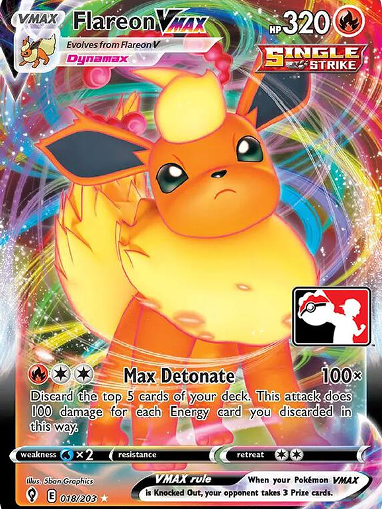 Flareon VMAX #018 1
