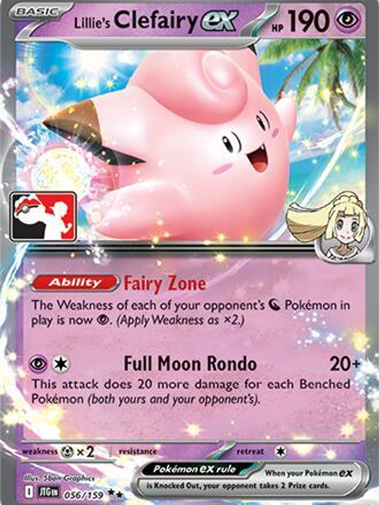 Lillie's Clefairy ex #056 1