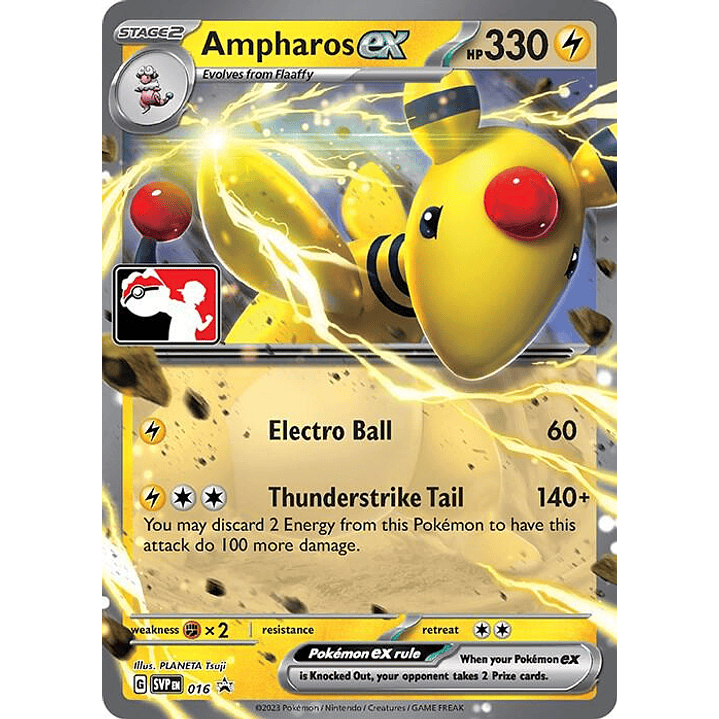 Ampharos ex #016 1