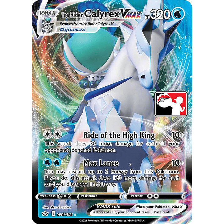 Ice Rider Calyrex VMAX #046 1