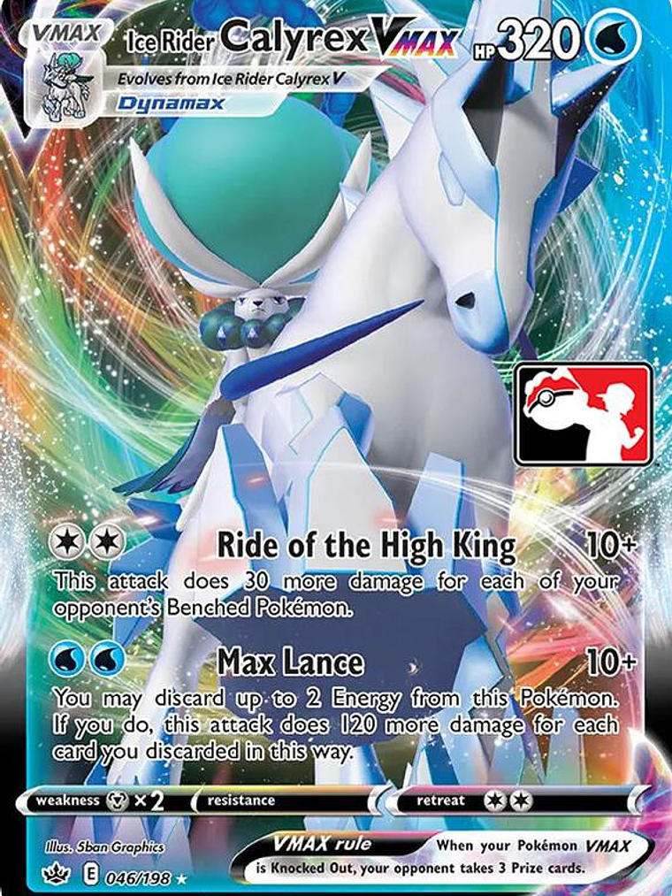 Ice Rider Calyrex VMAX #046 1