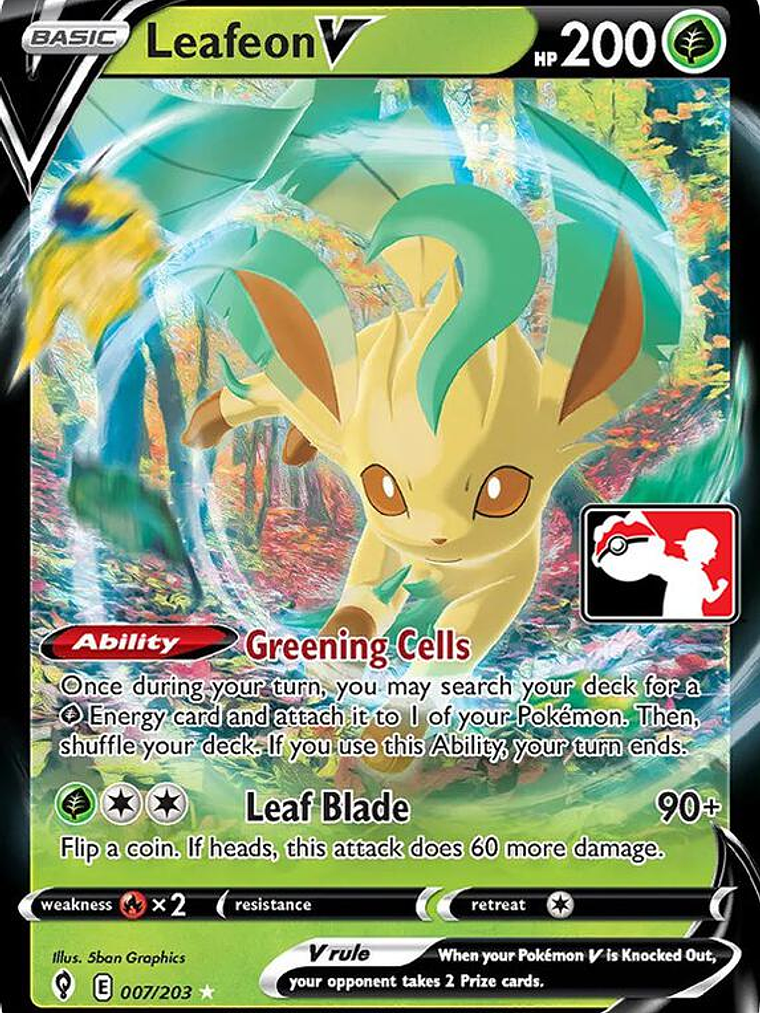 Leafeon V #007 1