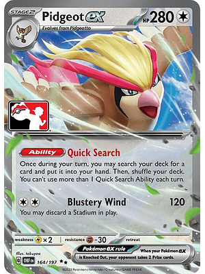 Pidgeot ex #164