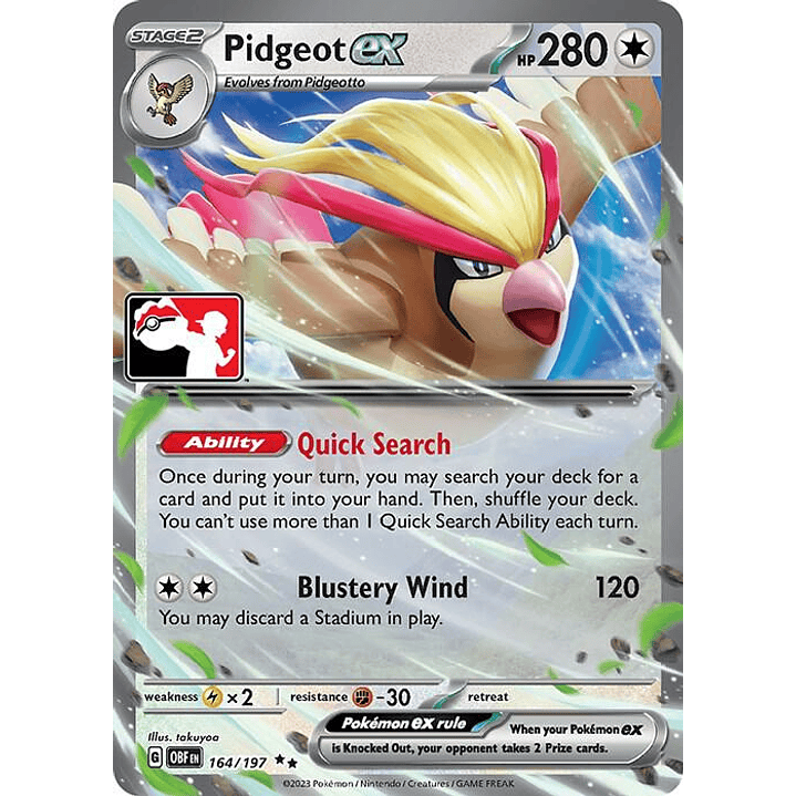 Pidgeot ex #164 1
