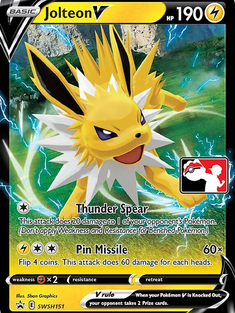 Jolteon V #SWSH151 1