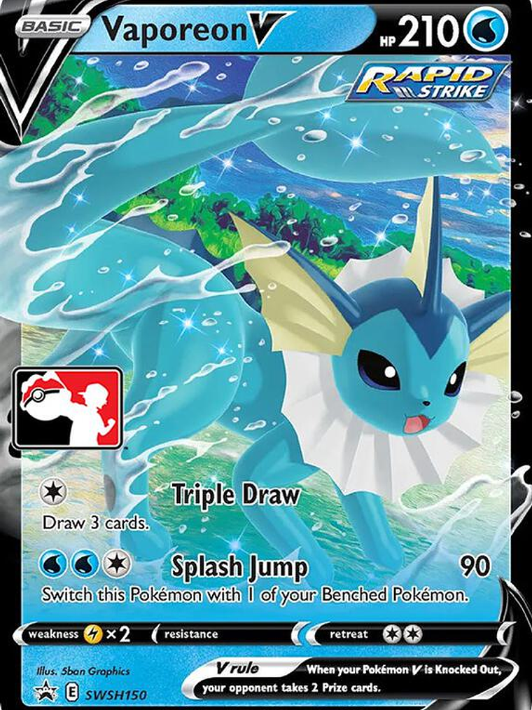 Vaporeon V #SWSH150 1