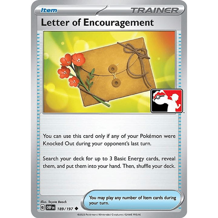 Letter of Encouragement #189 1