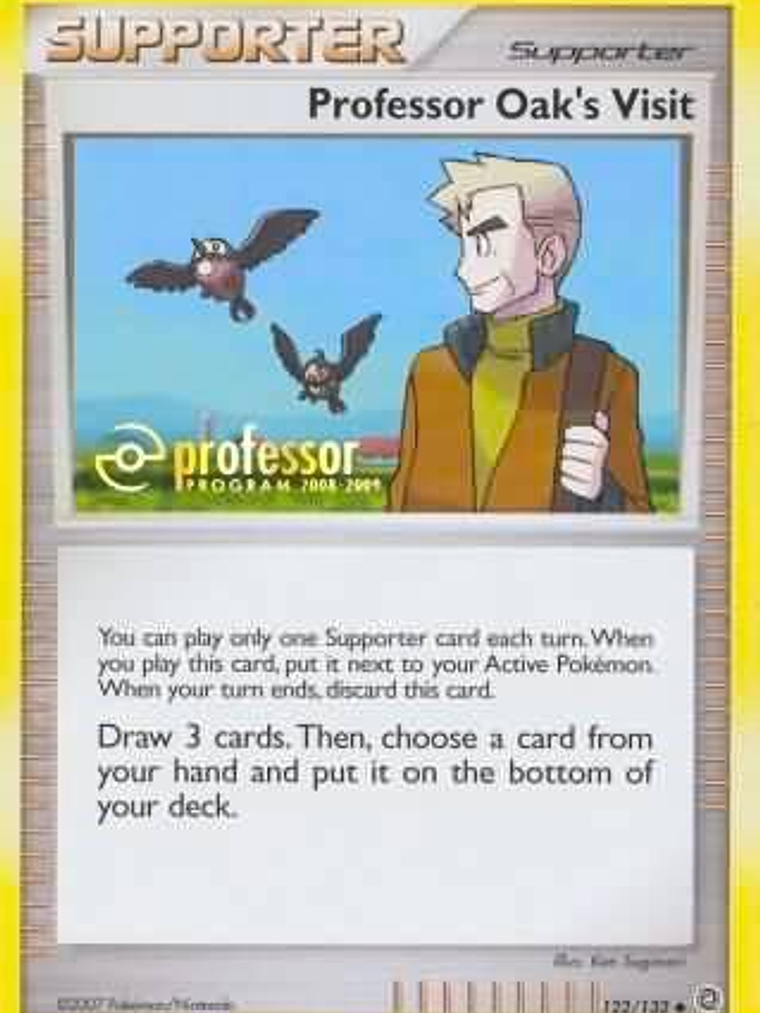 Professor Oak's Visit (2008-2009) #122 1