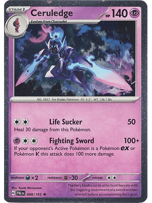 Ceruledge Cosmos Holo) #098