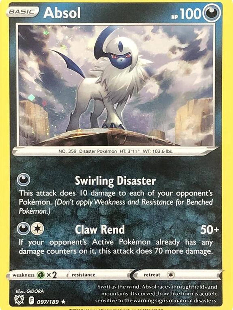 Absol - 097/189 (Cosmos Holo) #097 1
