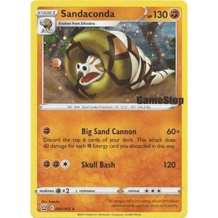 Sandaconda - 082/163 (Gamestop Exclusive) #082 1