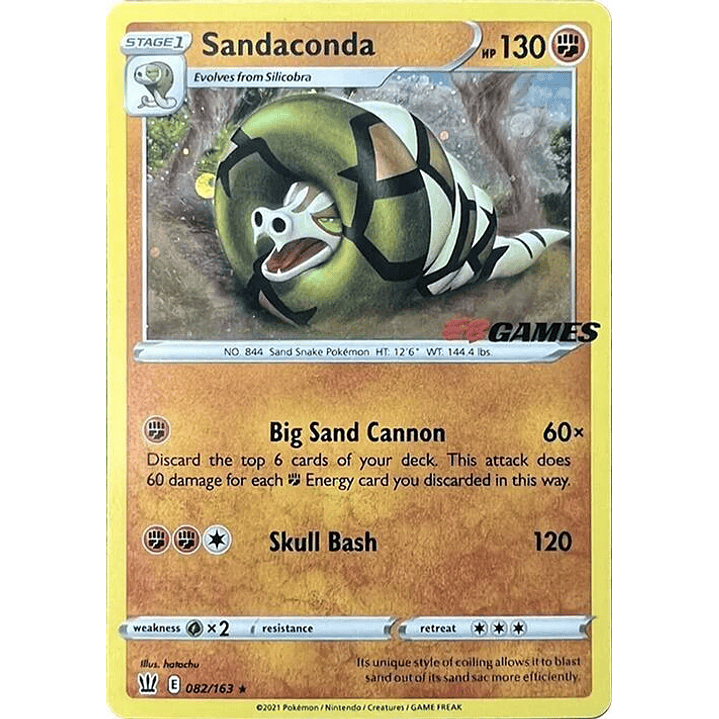 Sandaconda - 082/163 (EB Games Exclusive) #082 1