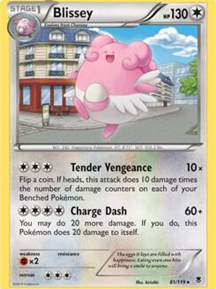 Blissey - 81/119 (Cosmos Holo) #081 1