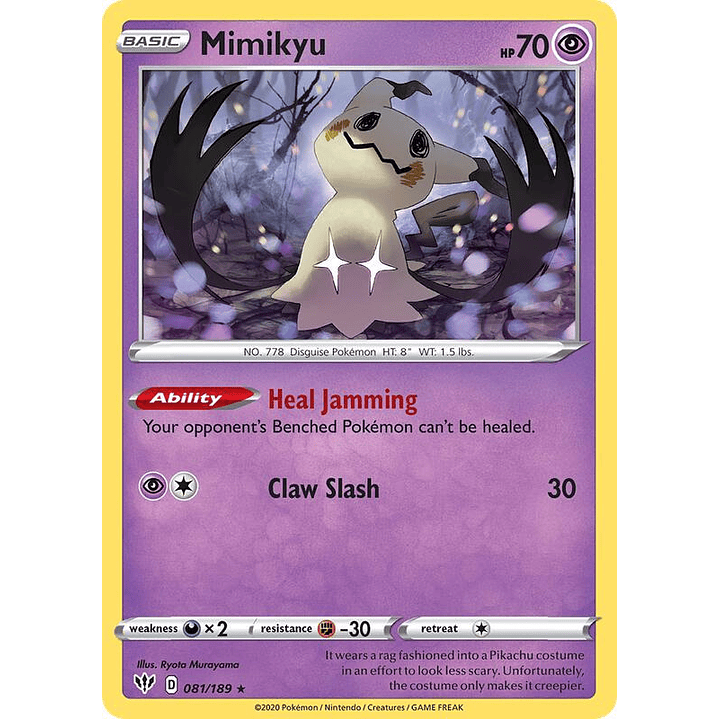 Mimikyu - 081/189 (Cosmos Holo) #081 1