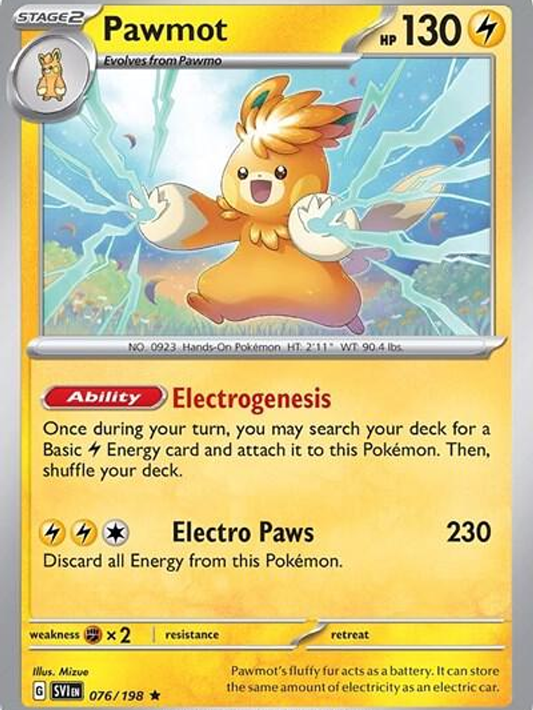 Pawmot - 076/198 (Line Holo) #076 1