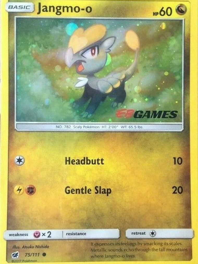 Jangmo-o - 75/111 (Cosmos Holo) (EB Games Promo) #075 1