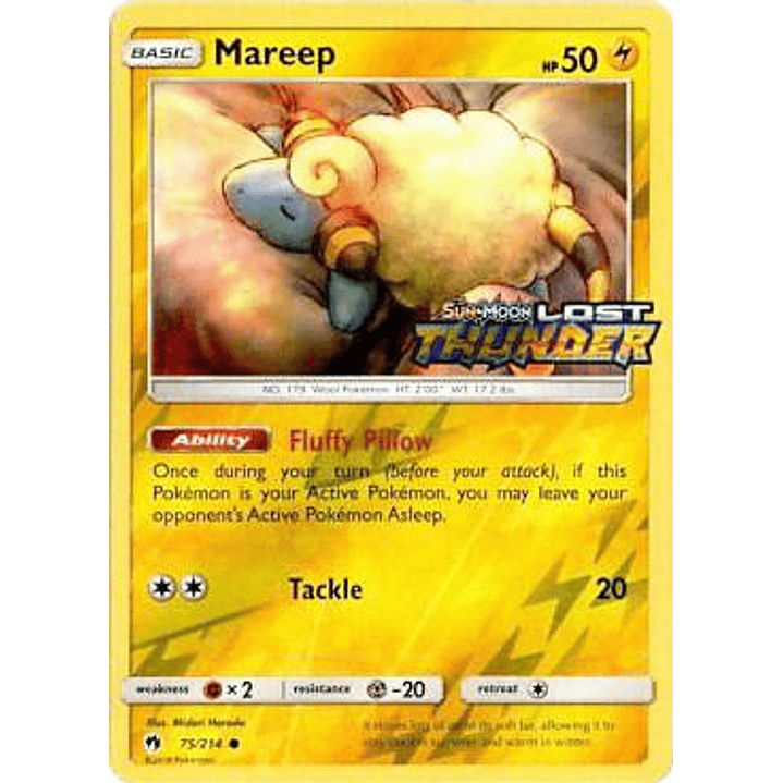 Mareep - 75/214 (Toys R Us Promo) #075 1