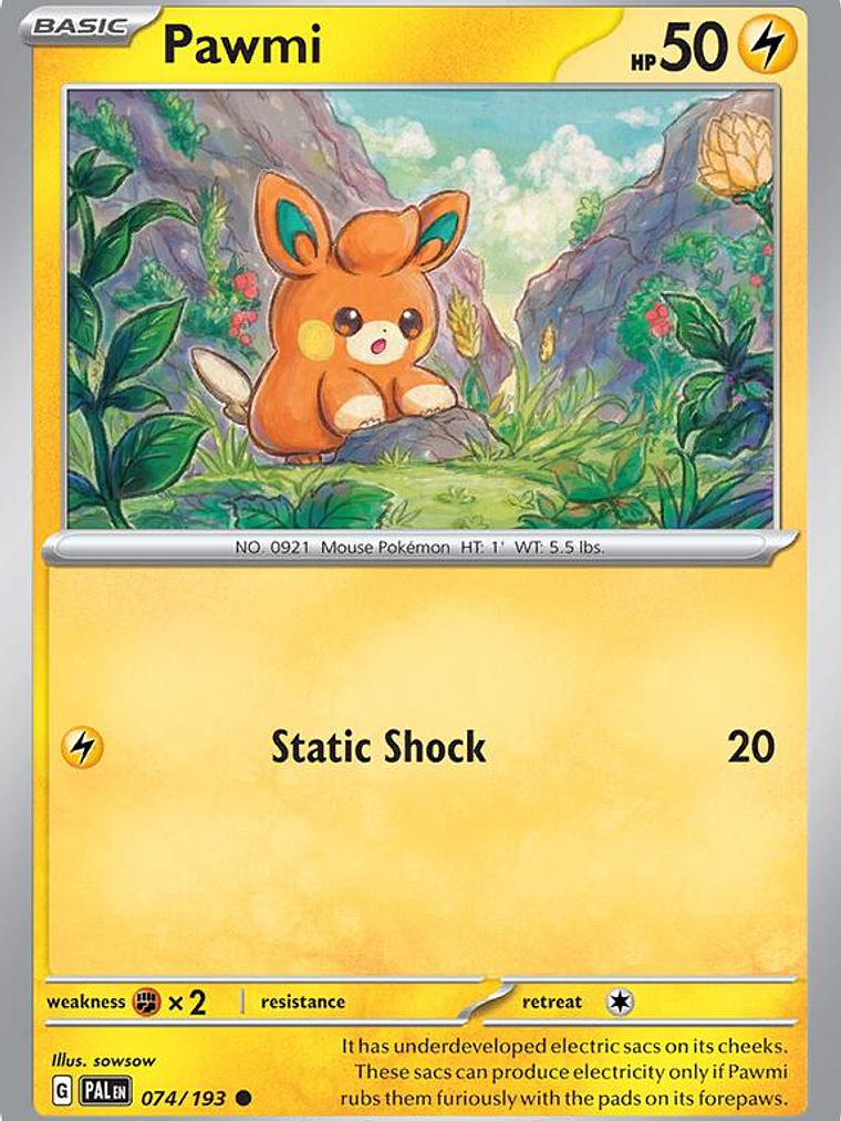 Pawmi (Cosmo Foil) #074 1