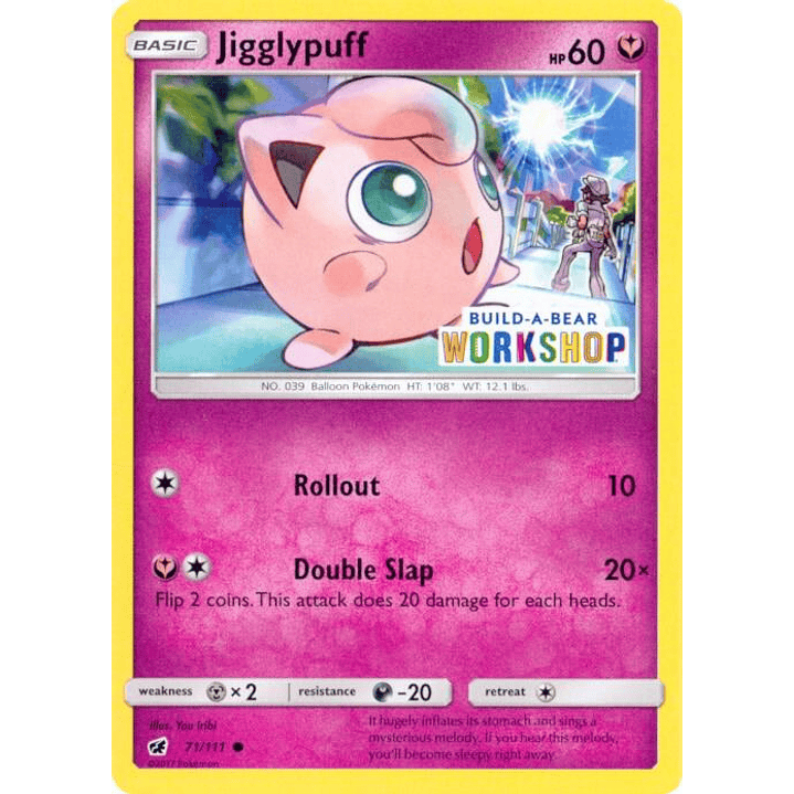 Jigglypuff - 71/111 (Build-A-Bear Workshop Exclusive) #071 1