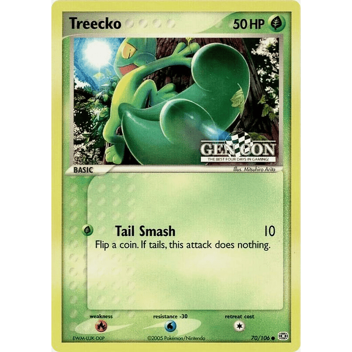 Treecko - 70/106 (GEN CON) #070 1