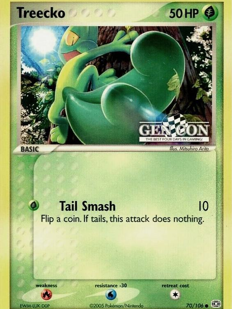 Treecko - 70/106 (GEN CON) #070 1