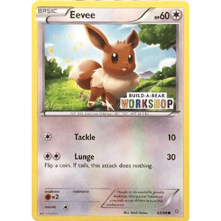 Eevee - 63/98 (Build-A-Bear Workshop Exclusive) #063 1